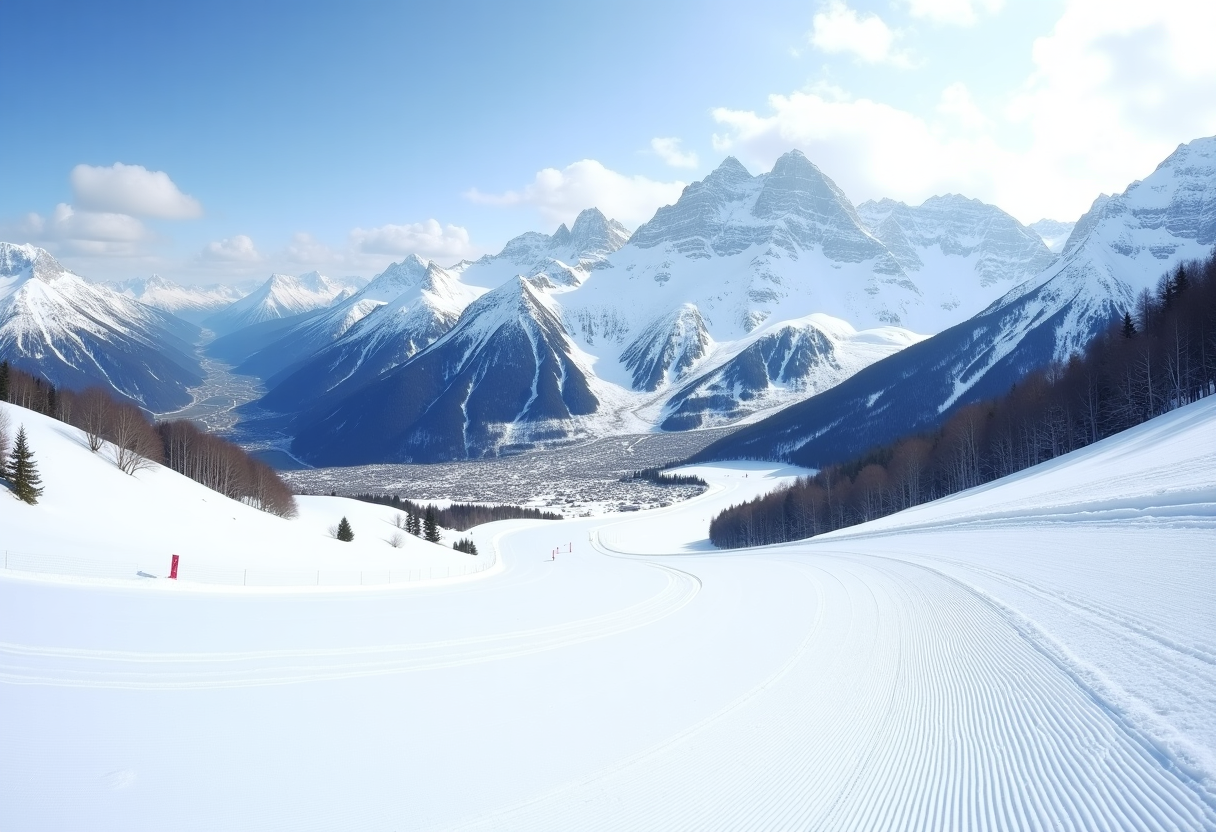 Bormio si prepara per la Coppa del Mondo di sci alpino 2023