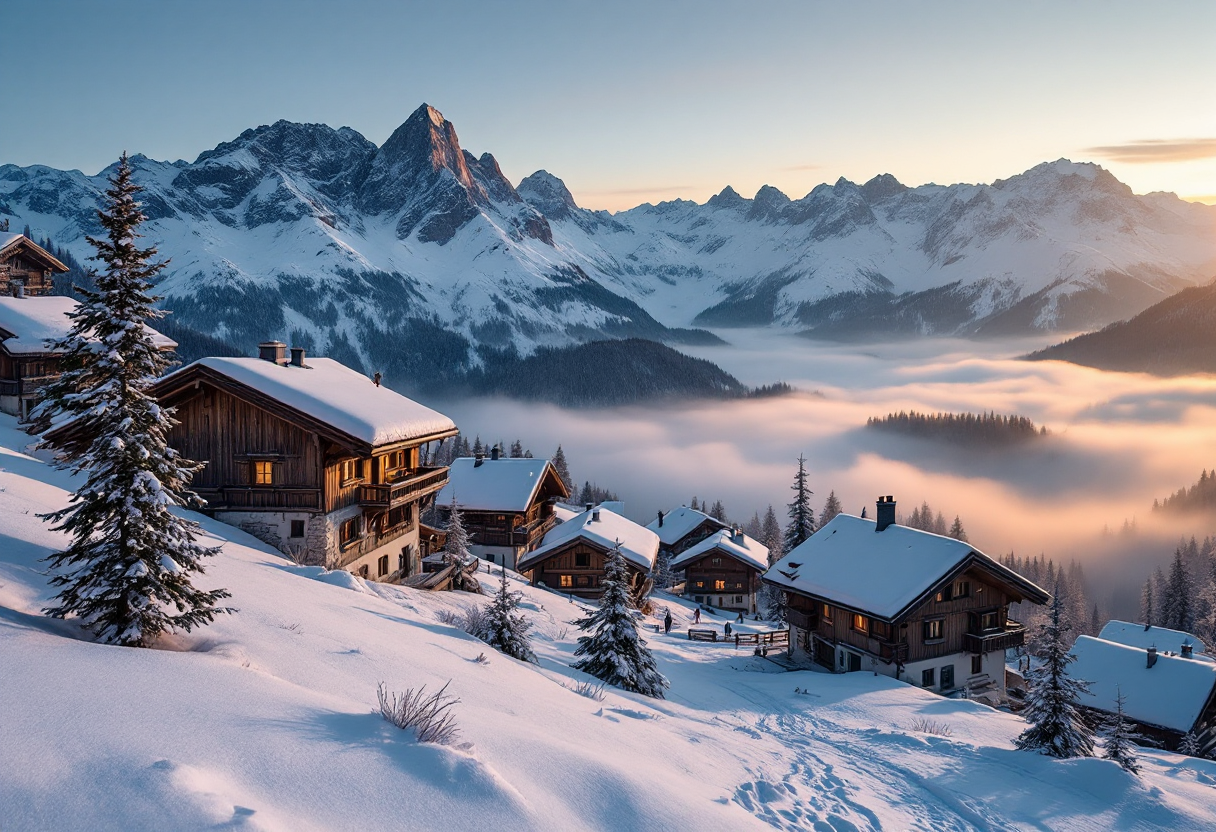 Chalet accoglienti in montagna per una fuga romantica