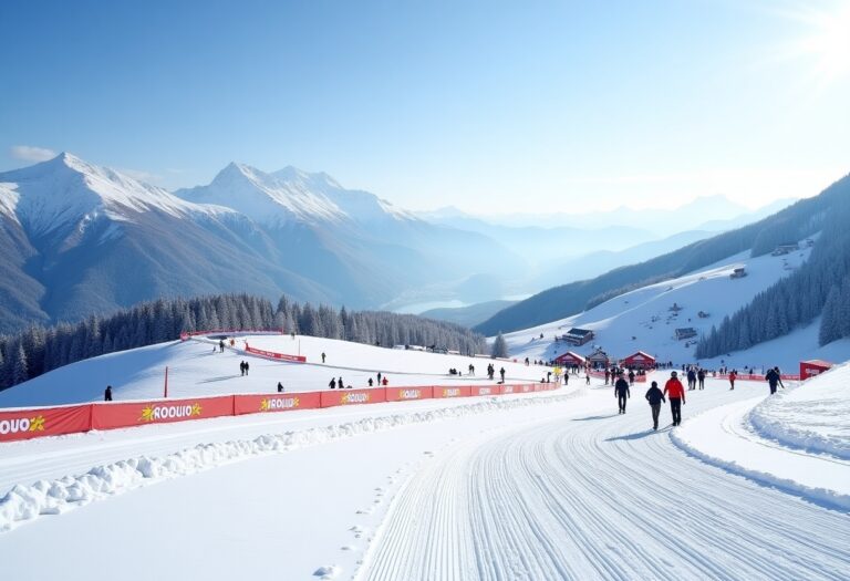 Cogne si prepara per la Coppa del Mondo di sci di fondo 2024