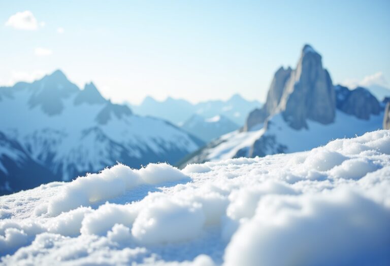 Panorama delle Dolomiti Superski con sciatori in azione