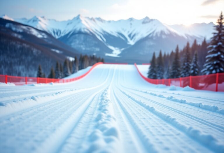 Atleti in azione durante una gara di snowboard cross invernale