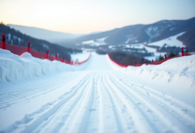 Atleti in azione durante una gara di snowboard cross a Zagabria