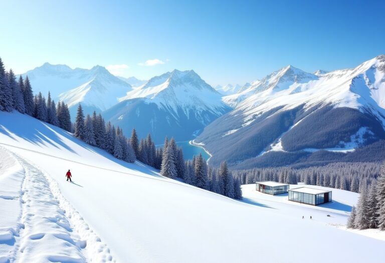 Immagine delle infrastrutture olimpiche in Lombardia