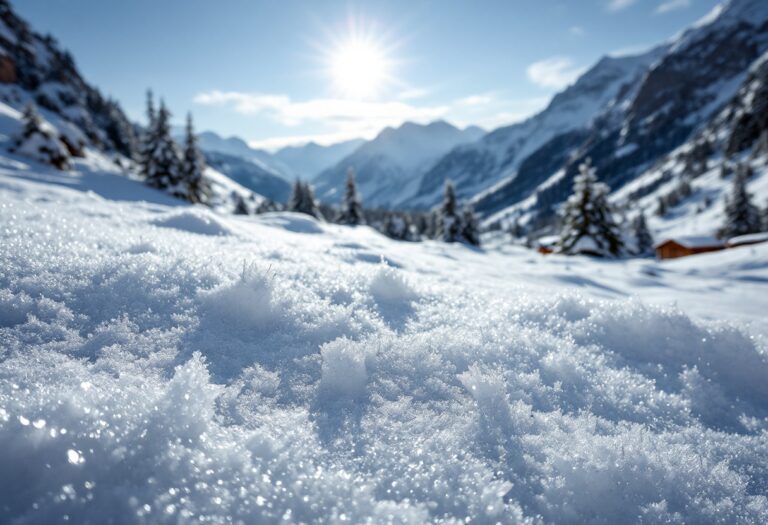 Scenari innevati delle migliori località sciistiche italiane