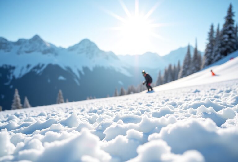 Atleta in azione durante una gara di snowboard cross in Francia