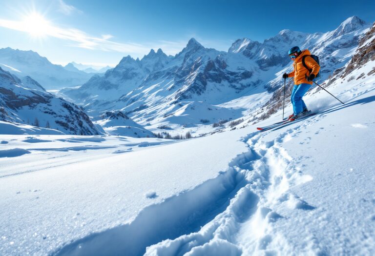 Atleti in azione durante la 3 Zinnen Ski-Marathon