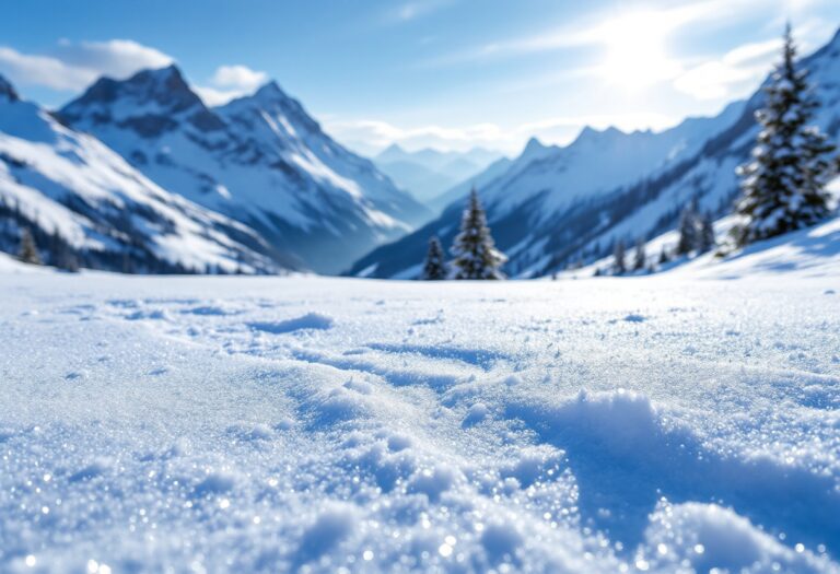 Famiglia in montagna che esplora la natura insieme