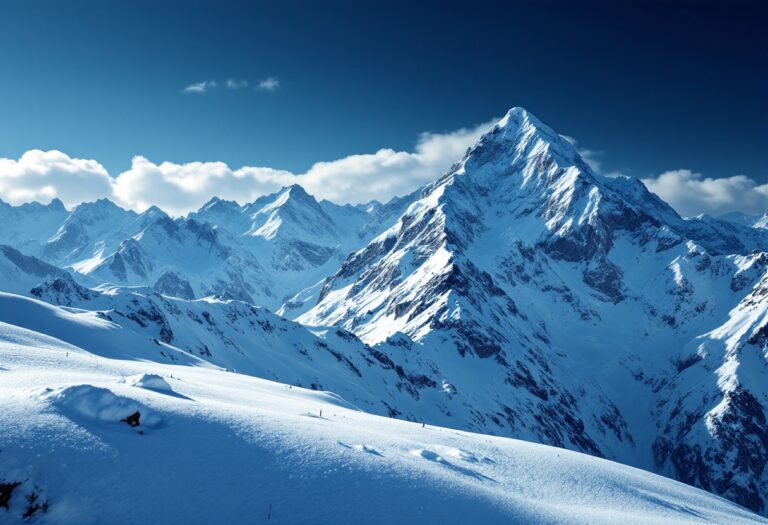 Sport invernali nelle Alpi cuneesi con paesaggi mozzafiato