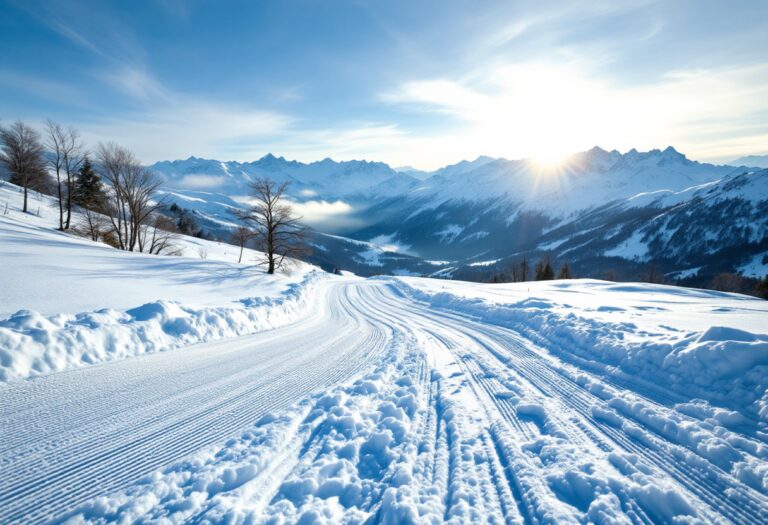 Atleti di snowboard cross in gara su una pista innevata