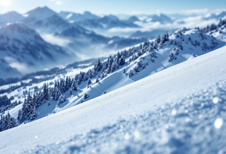 Federica Brignone durante la discesa libera a Beaver Creek