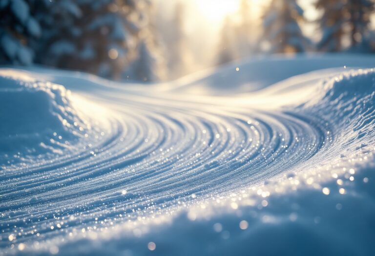 Atleti in azione durante una gara di snowboard cross