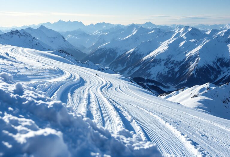 Atleta in azione durante una gara di snowboard cross