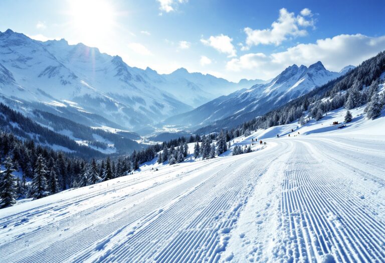 Competizione di snowboard cross in Valtellina