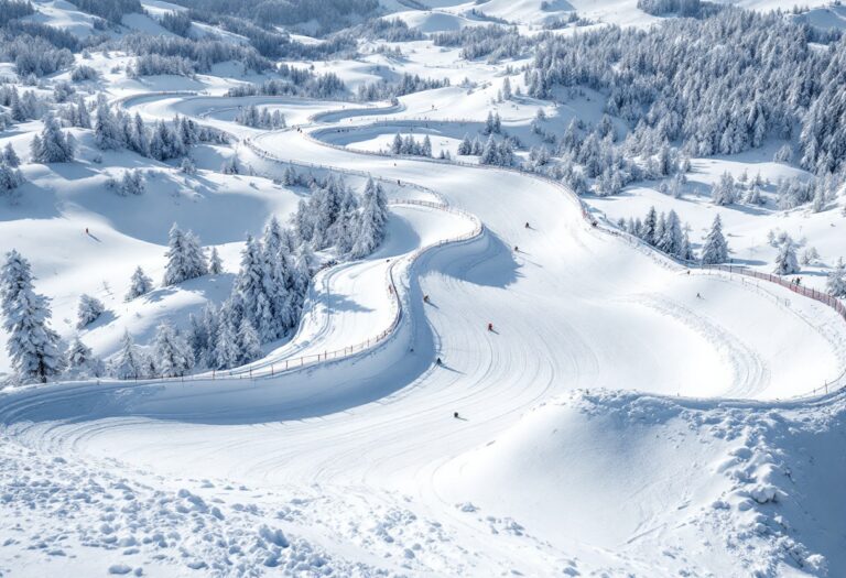 Atleta in azione durante una gara di snowboard cross