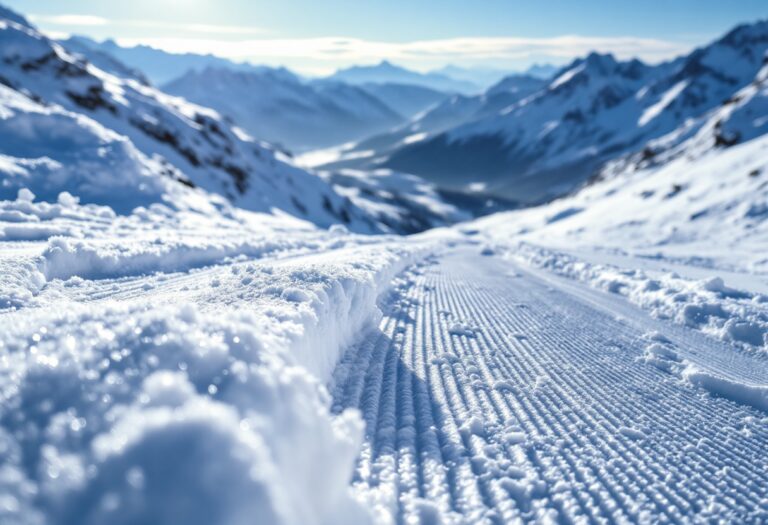 Atleti in azione durante una gara di snowboard cross