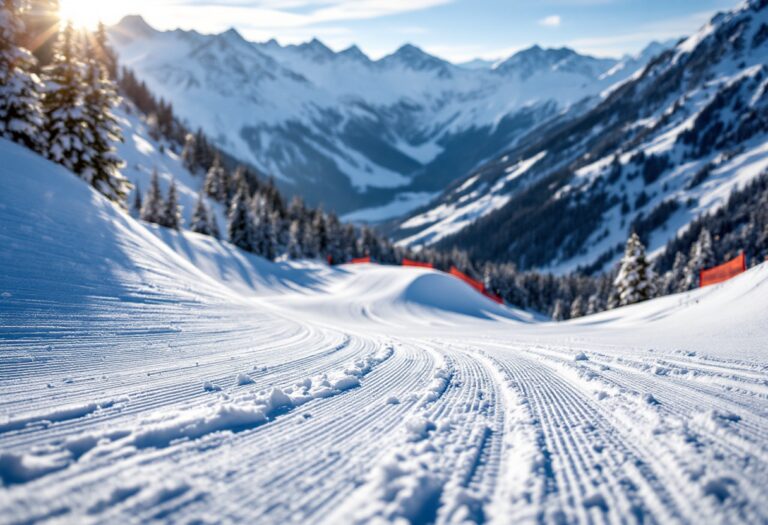 Atleti in azione durante una gara di snowboard cross