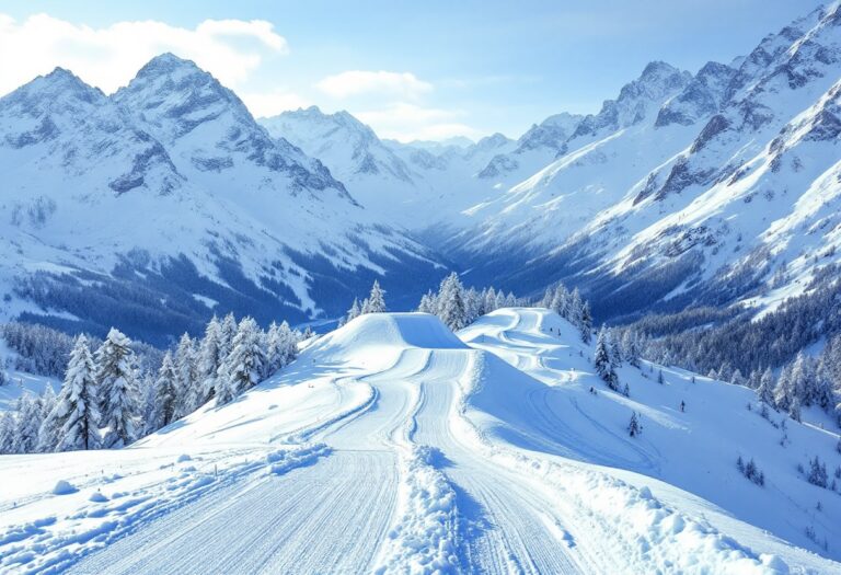 Atleta in azione durante una gara di snowboard cross