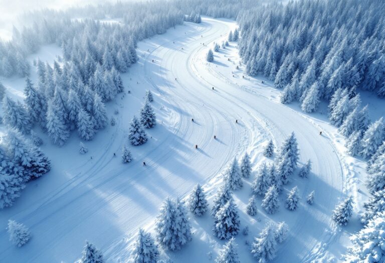 Atleti in azione durante il biathlon a Oberhof 2025