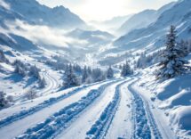 Atleti in azione durante il biathlon in Val Ridanna