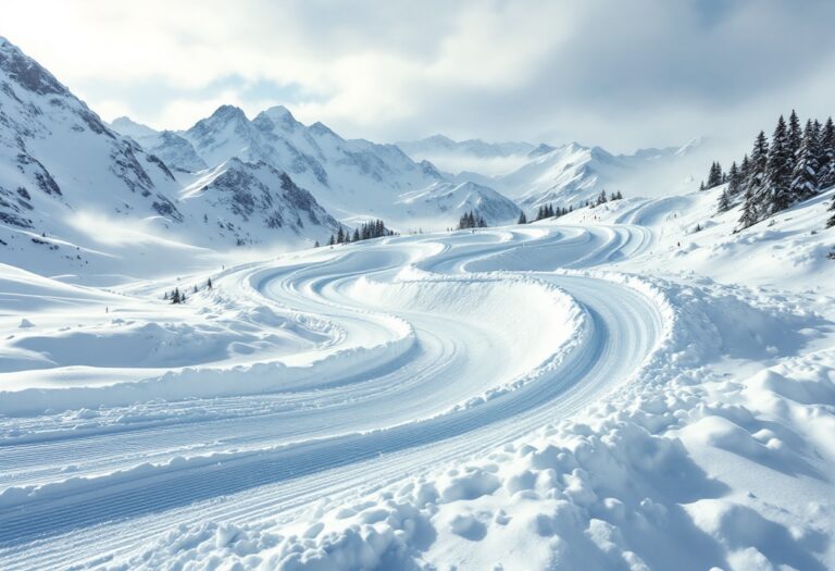 Atleti in azione durante una gara di snowboard cross