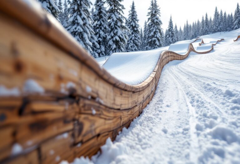 Atleti in azione durante una gara di snowboard cross