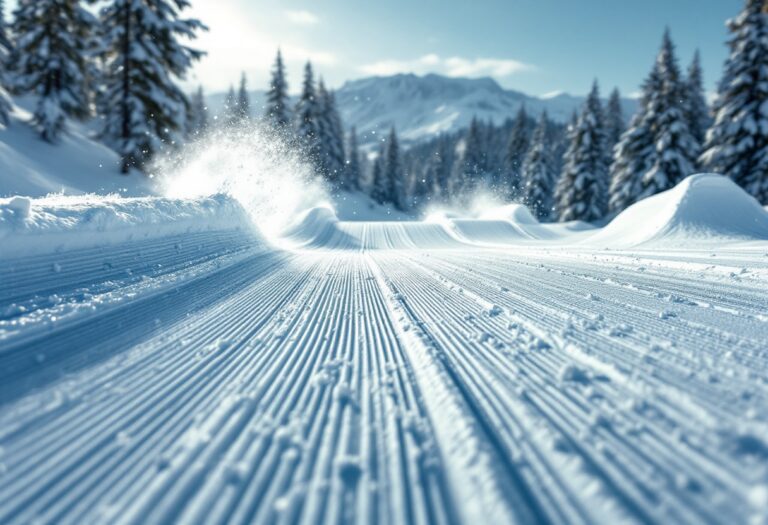 Atleti in azione durante una gara di snowboard cross