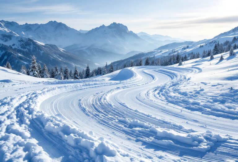 Atleti in azione durante una gara di snowboard cross