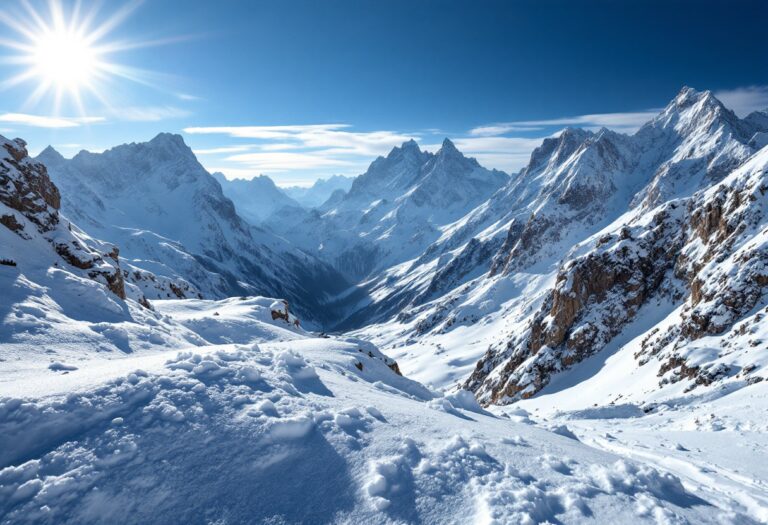 Hamilton e White in azione durante l'heliskiing