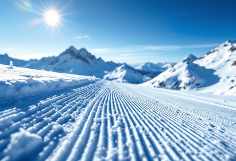 Mikaela Shiffrin durante lo slalom a Courchevel