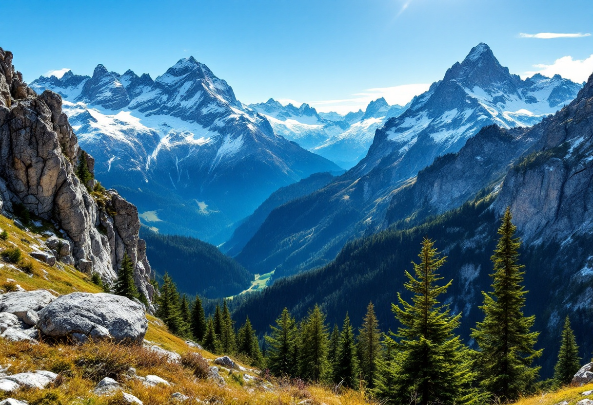 Vista panoramica delle Olimpiadi invernali 2026 a Cortina