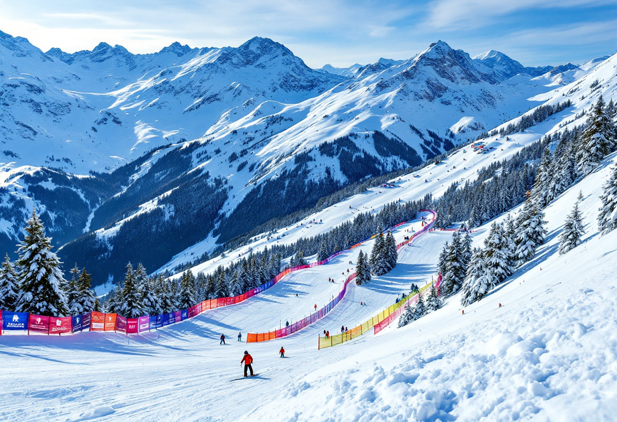 Giovani atleti premiati a Bardonecchia durante cerimonia