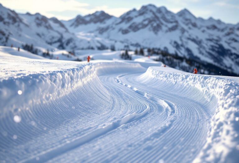 Atleti in azione durante una gara di snowboard cross