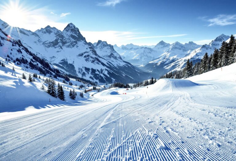 Atleta in azione durante una gara di snowboard cross