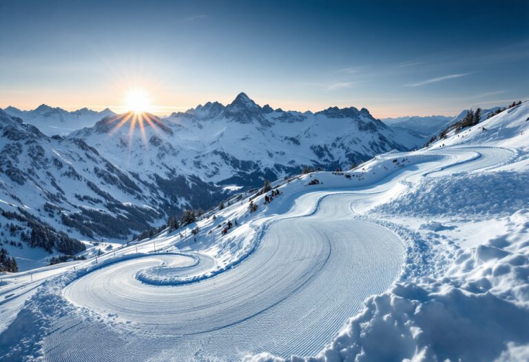 Atleti in azione durante una gara di snowboard cross