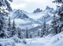 Scena di sport invernali a Cortina d'Ampezzo