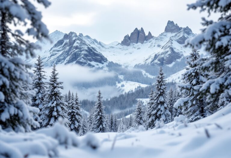 Scena di sport invernali a Cortina d'Ampezzo