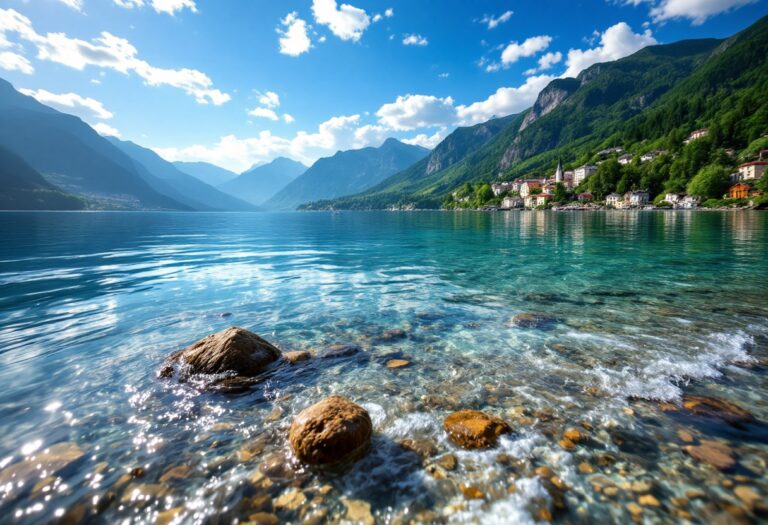 Vista panoramica di Annecy, città alpina tra storia e natura