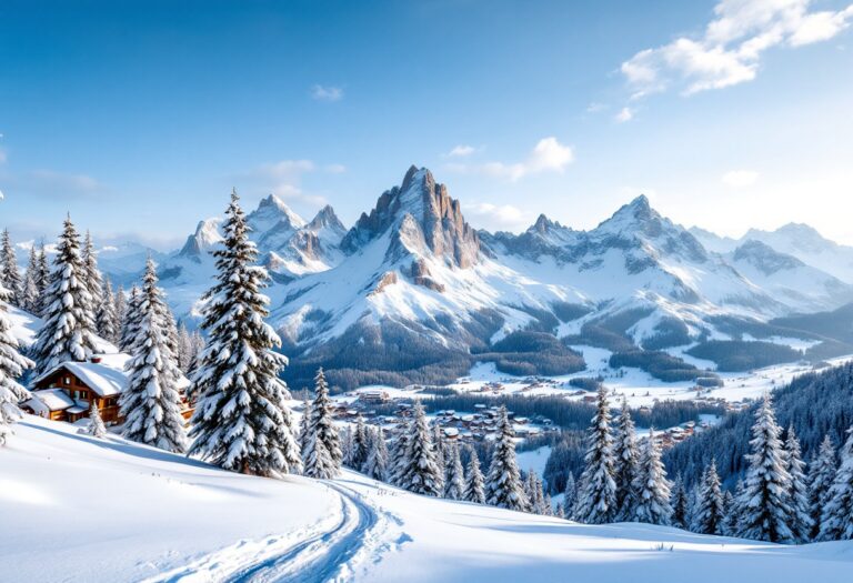 Panorama di Cortina d'Ampezzo post-Olimpiadi