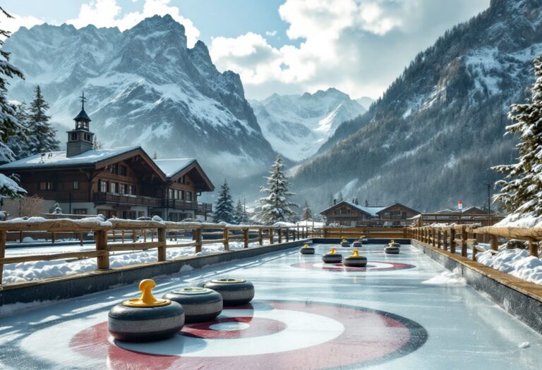 Giocatrici della nazionale femminile di curling a Cortina