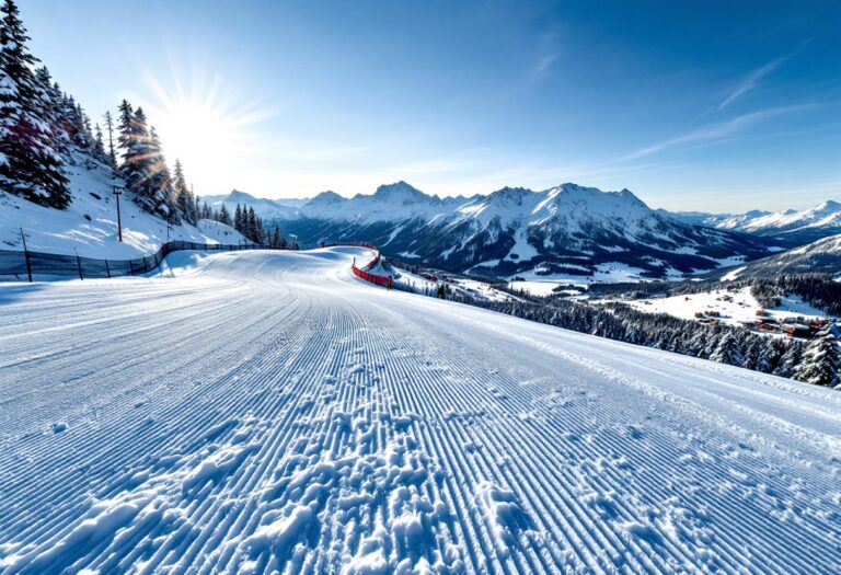 Atleta in azione durante una gara di snowboard cross