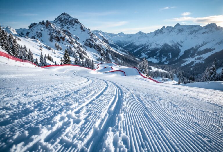 Atleti in azione durante le gare di snowboard cross