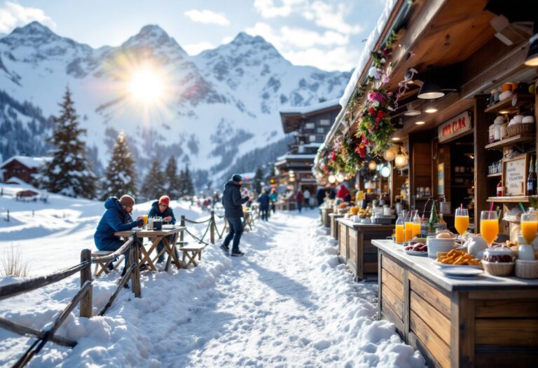 Piste di Obereggen con piatti tipici e misure di sicurezza