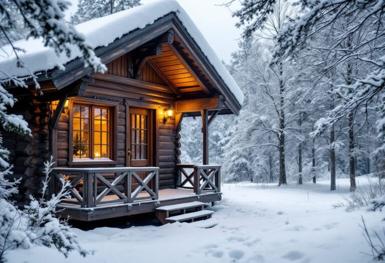 Coppia in un rifugio romantico per San Valentino