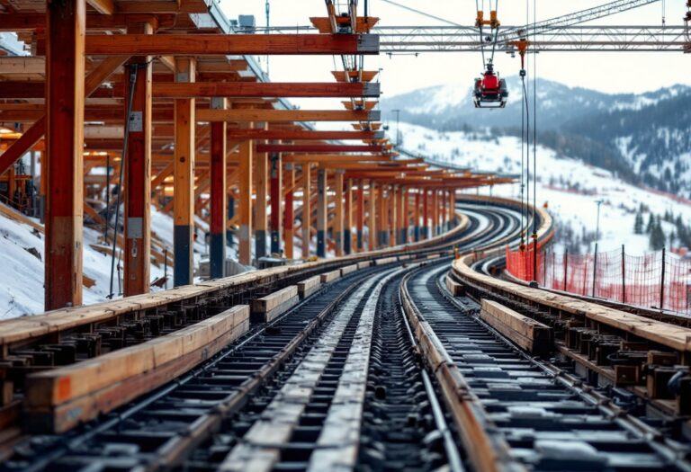 Immagine del sabotaggio della pista di bob a Cortina