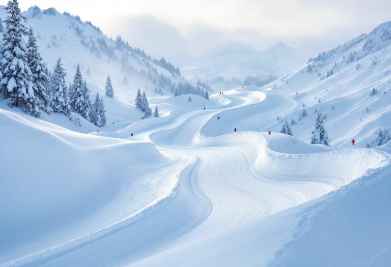 Atleta in azione durante una gara di snowboard cross