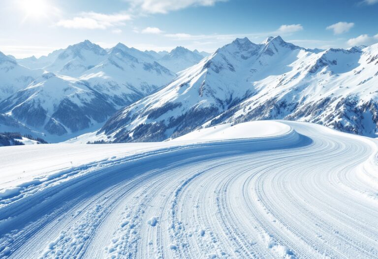 Atleti in azione durante una gara di snowboard cross