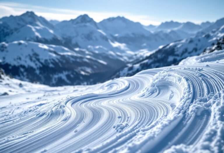 Atleti in azione durante una gara di snowboard cross a Sestriere