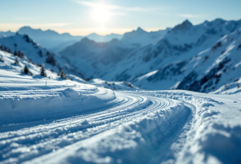 Atleta in azione durante una gara di snowboard cross