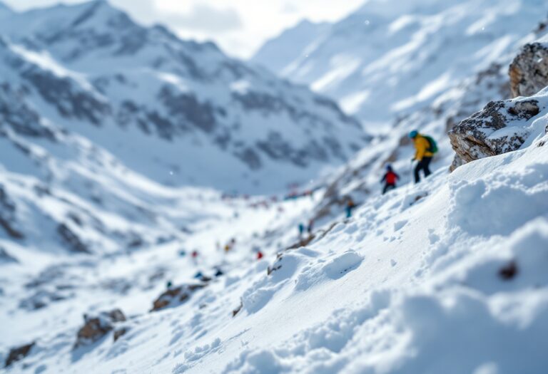 Federica Brignone in azione durante la gara di sci a La Thuile