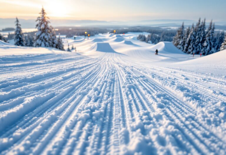 Atleta in azione durante una gara di snowboard cross